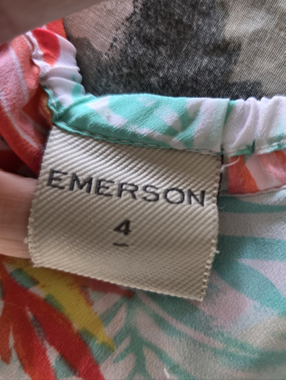 Floral Sundress - Emerson 4T Imported Toddler Dress Size 4 - Picture 12 of 13